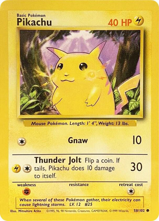 Pikachu [Base Set] 058/102
