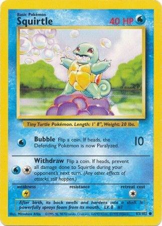 Squirtle [Base Set] 063/102