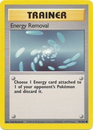 Energy Removal [Base Set] 092/102
