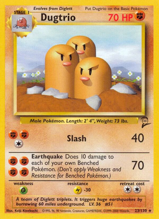 Dugtrio [Base Set 2] 023/130