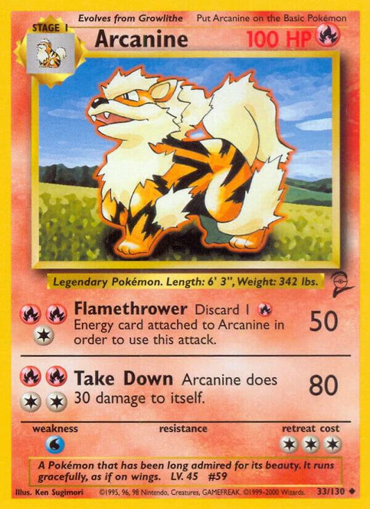 Arcanine [Base Set 2] 033/130