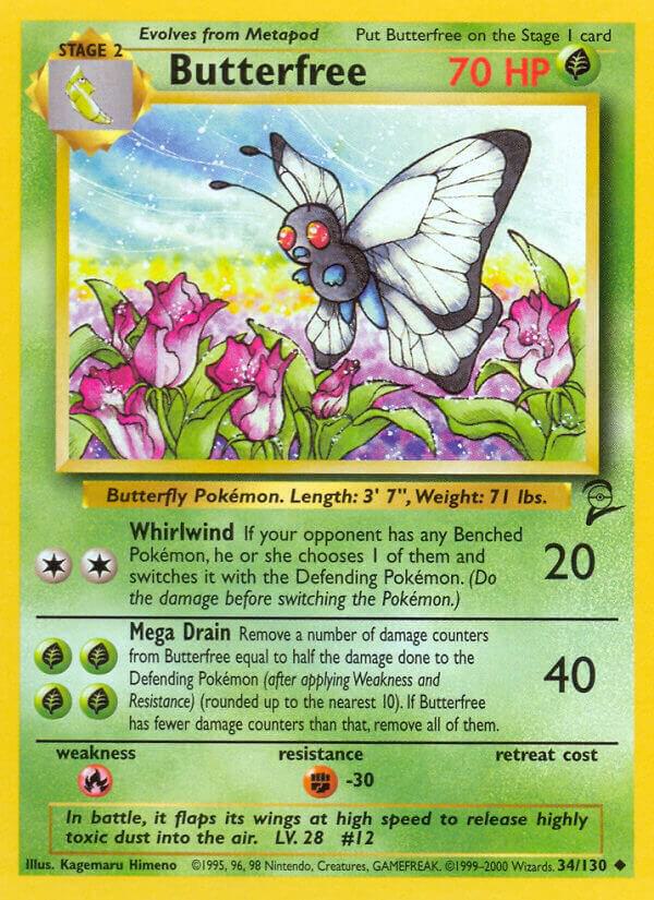 Butterfree [Base Set 2] 034/130