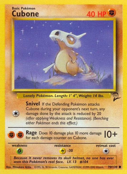 Cubone [Base Set 2] 070/130