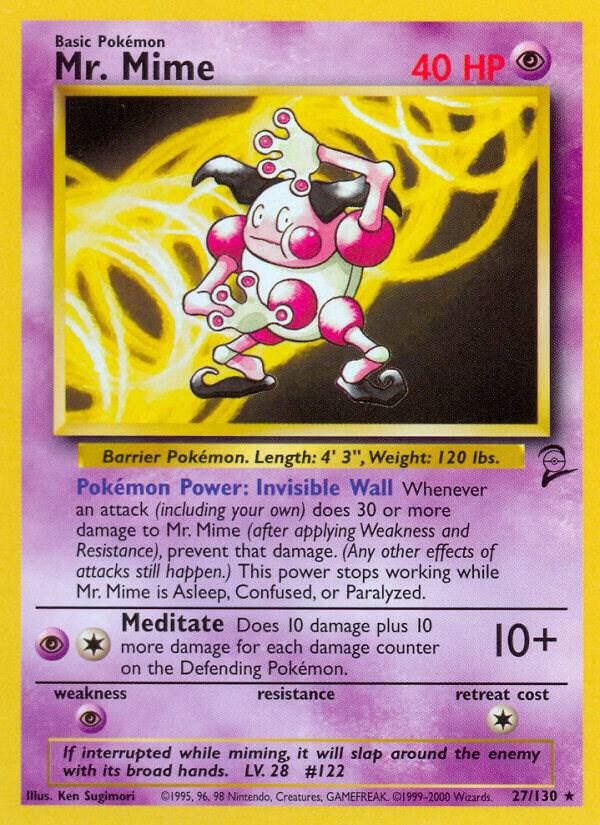 Mr. Mime [Base Set 2] 027/130