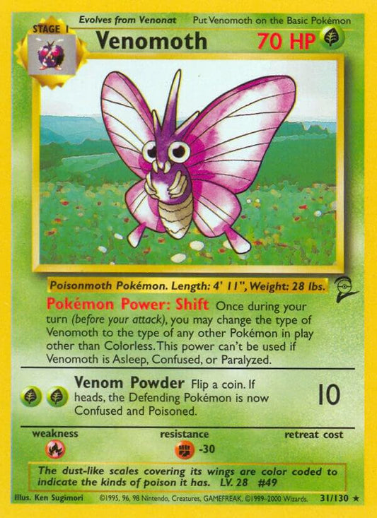 Venomoth [Base Set 2] 031/130