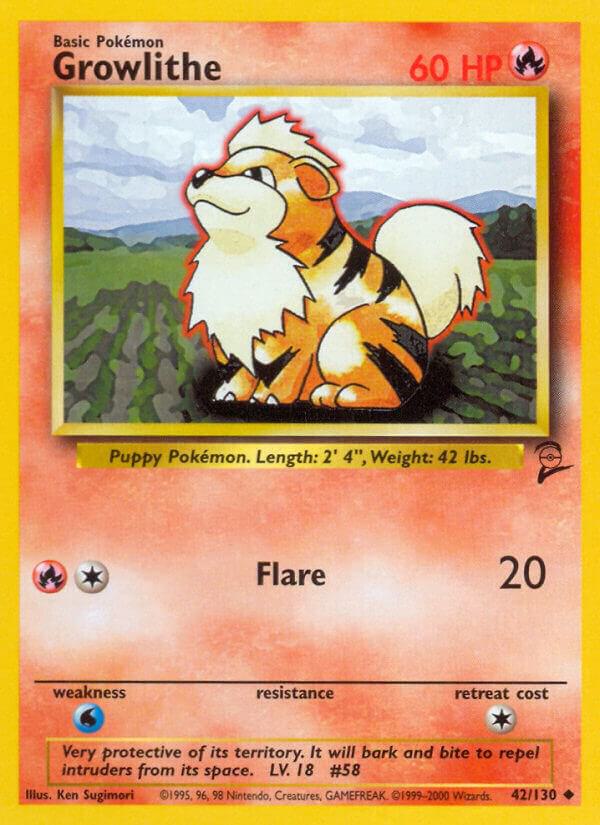 Growlithe [Base Set 2] 042/130