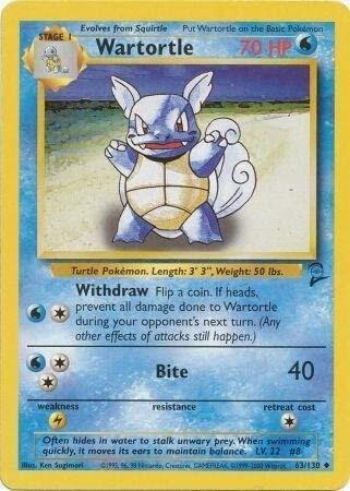 Wartortle [Base Set 2] 063/130