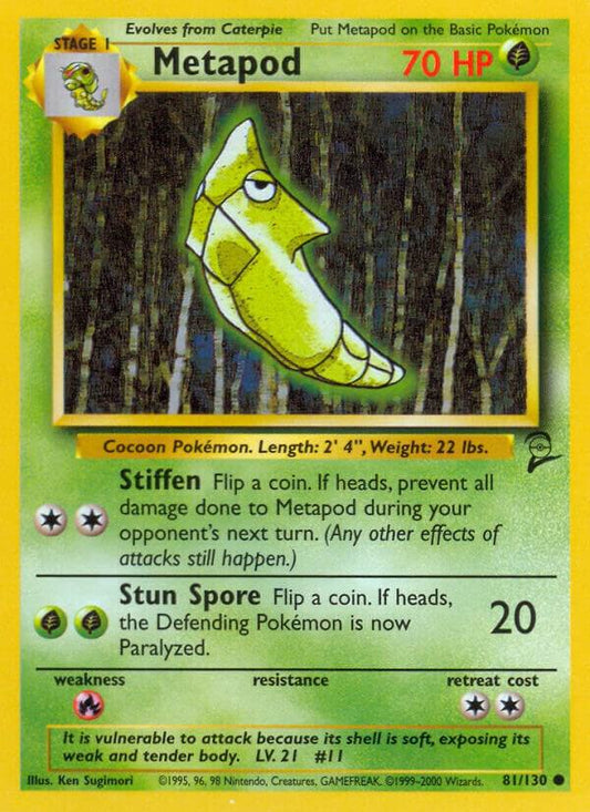 Metapod [Base Set 2] 081/130