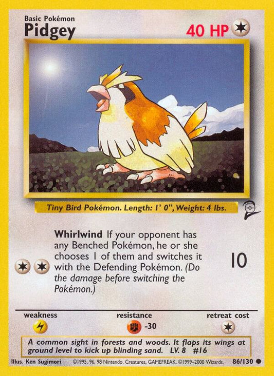 Pidgey [Base Set 2] 086/130