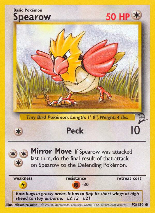 Spearow [Base Set 2] 092/130