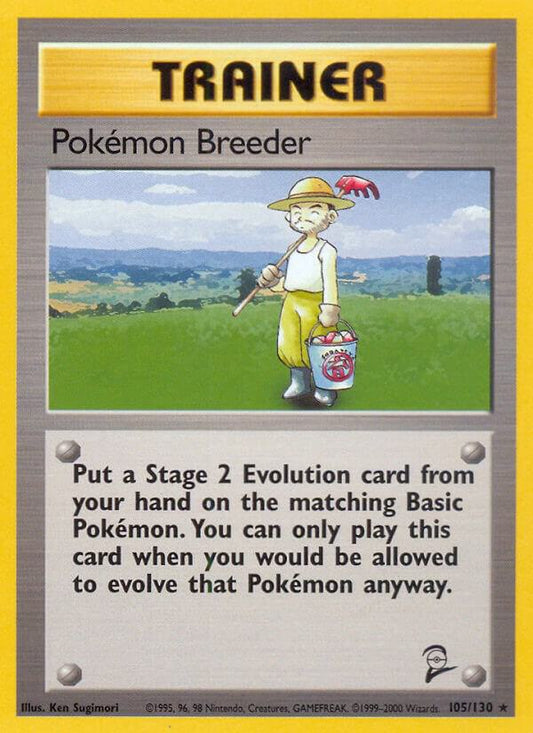 Pokemon Breeder [Base Set 2] 105/130