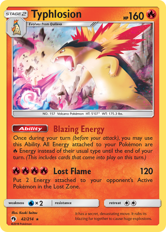 Typhlosion - 42/214 Lost Thunder