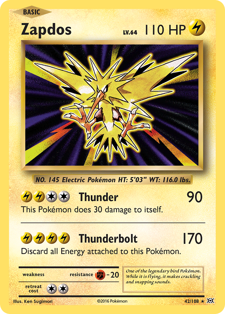 Zapdos - 42/108 Evolutions