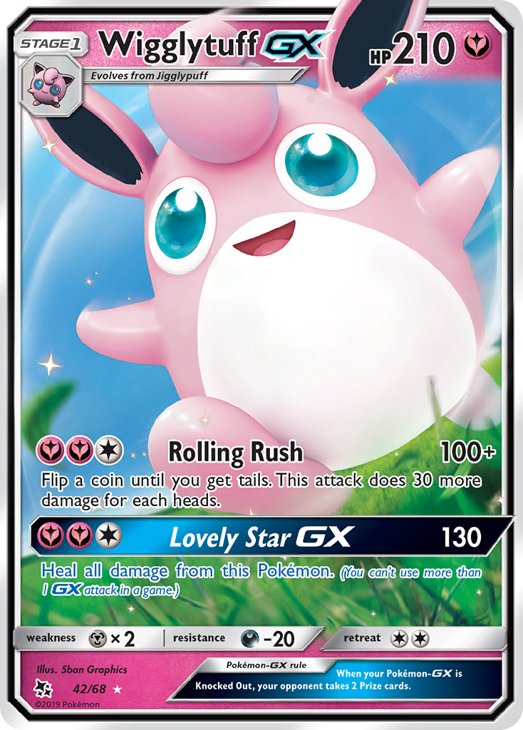 Wigglytuff-GX - 42/68 Hidden Fates