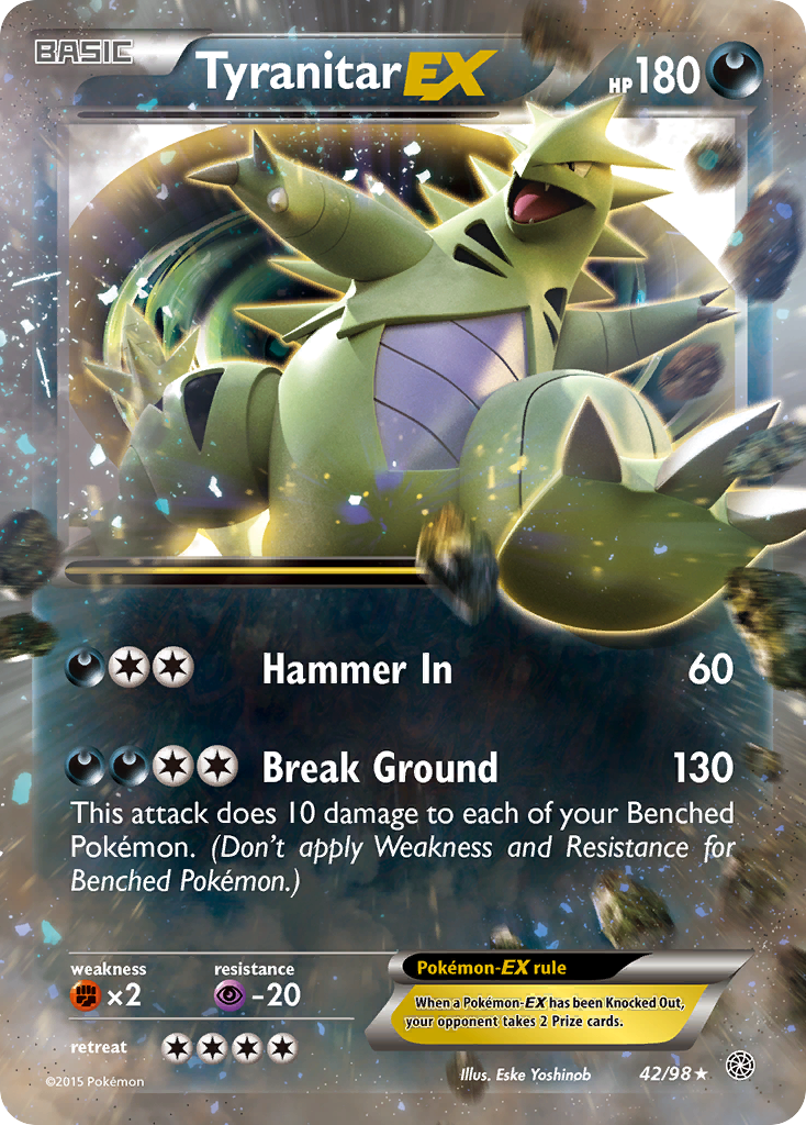 Tyranitar-EX - 42/98 Ancient Origins