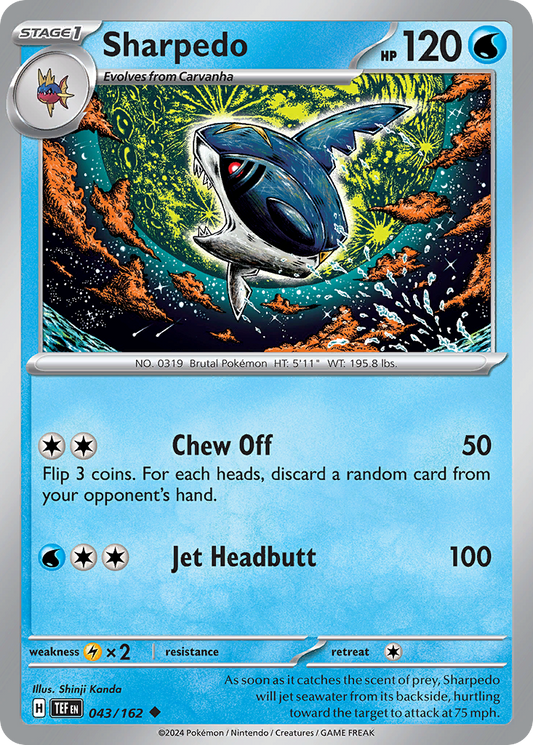 Sharpedo - 43/162 Temporal Forces