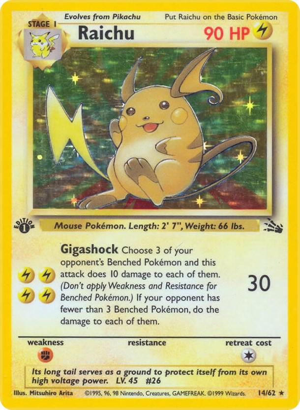 Raichu (14) [Fossil] 14/62