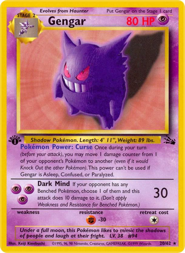Gengar (20) [Fossil] 20/62