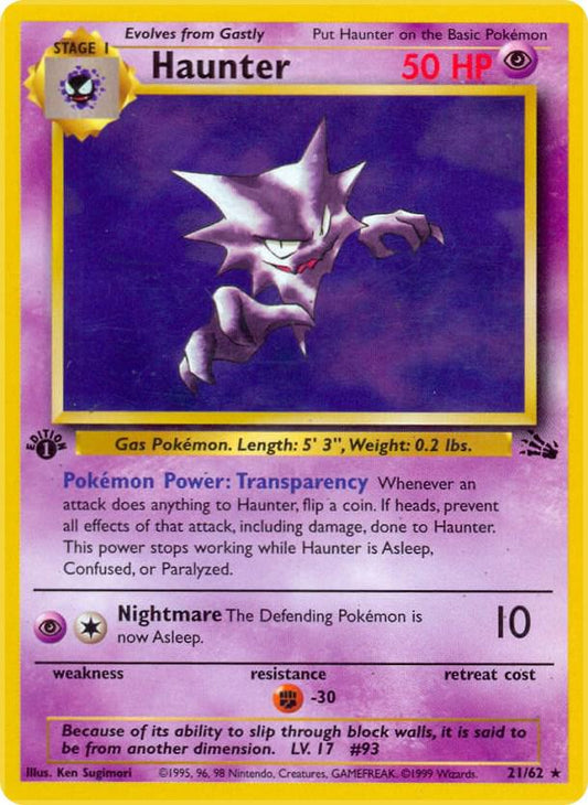 Haunter (21) [Fossil] 21/62