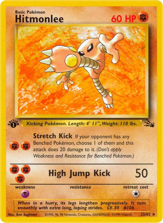Hitmonlee (22) [Fossil] 22/62