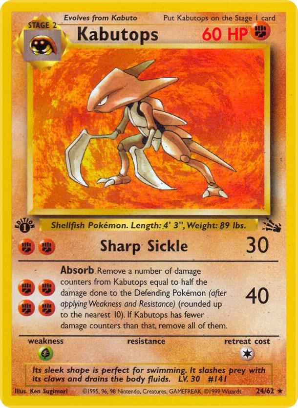 Kabutops (24) [Fossil] 24/62