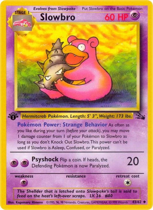 Slowbro [Fossil] 43/62