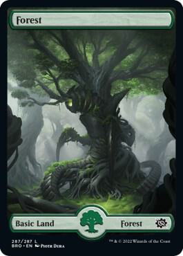 Forest (287) - Full Art [The Brothers' War] 287