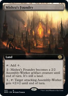 Mishra's Foundry (Extended Art) [The Brothers' War] 372