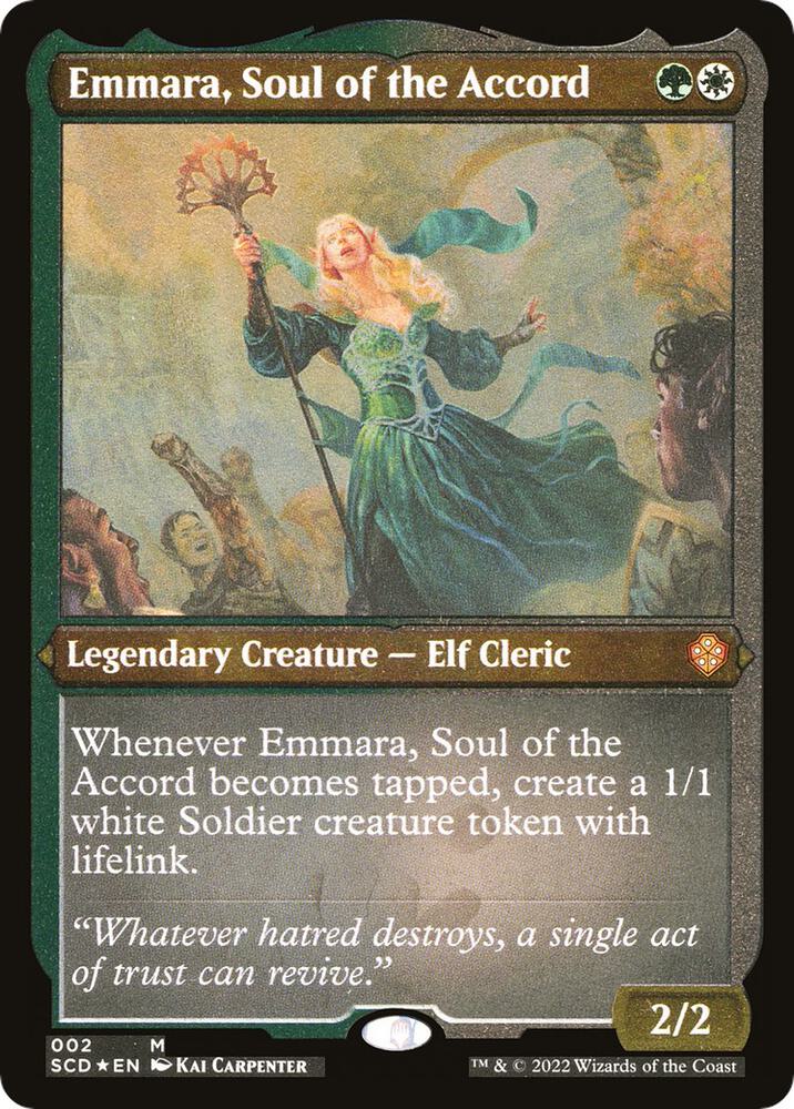 Emmara, Soul of the Accord (Foil Etched) [Starter Commander Decks] 2