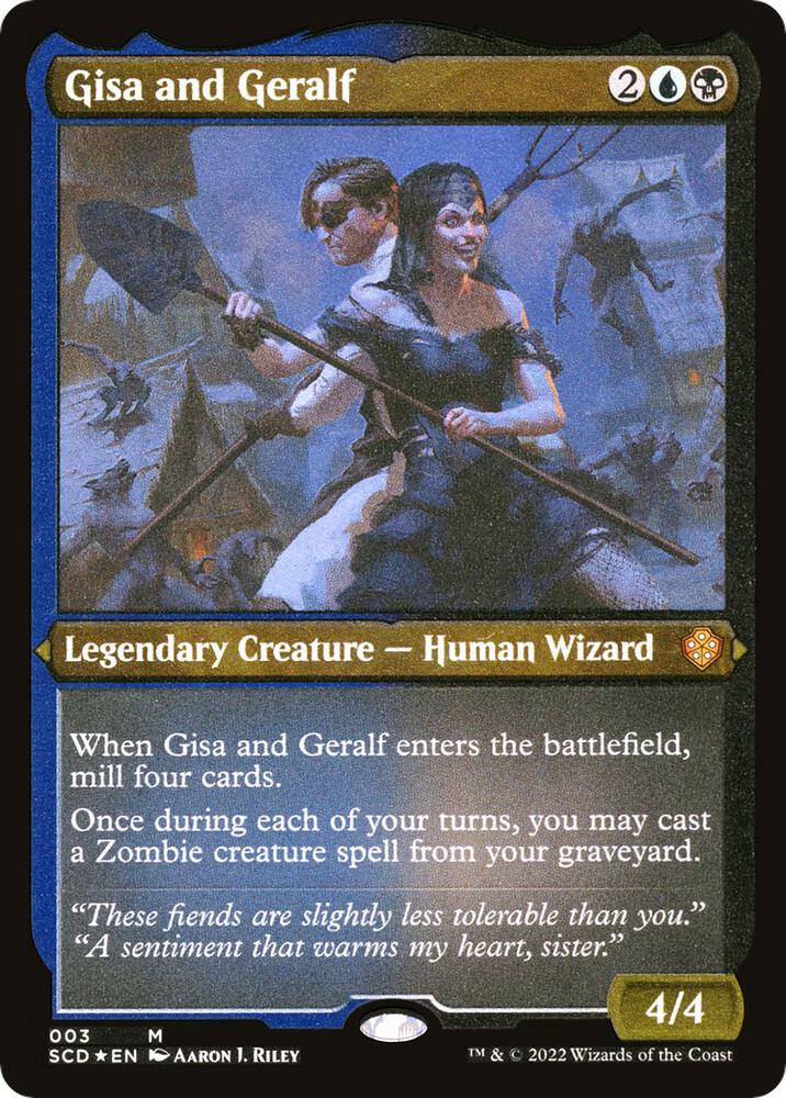 Gisa and Geralf (Foil Etched) [Starter Commander Decks] 3