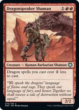 Dragonspeaker Shaman [Magic Game Night: Free-For-All] 75