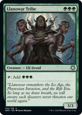 Llanowar Tribe [Magic Game Night: Free-For-All] 102