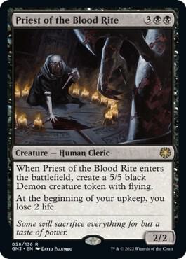 Priest of the Blood Rite [Magic Game Night: Free-For-All] 58