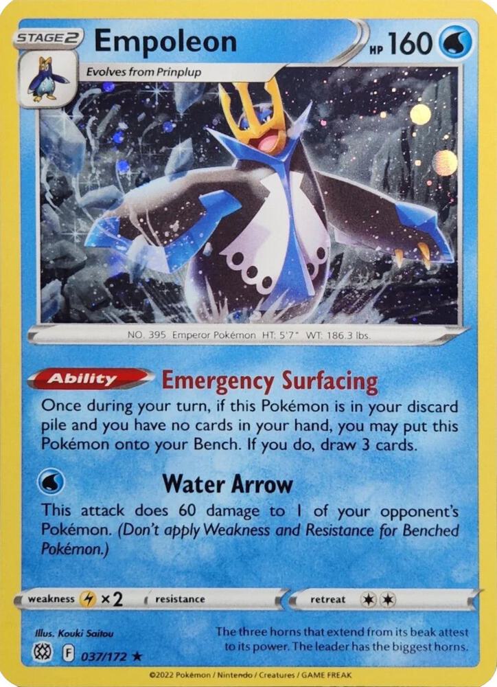 Empoleon - 037/172 (Cosmos Holo) [Miscellaneous Cards & Products] 037/172
