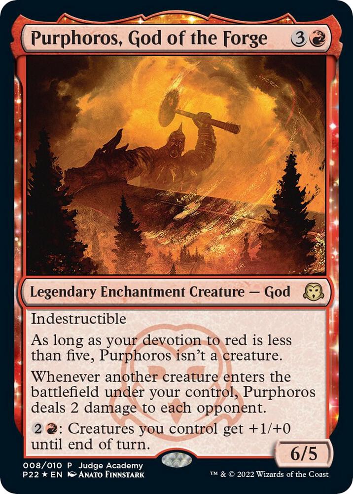Purphoros, God of the Forge [Judge Promos] 8