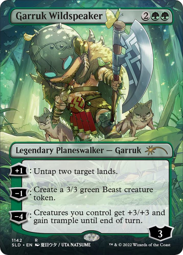 Garruk Wildspeaker (Borderless) [Secret Lair Drop Series] 1142