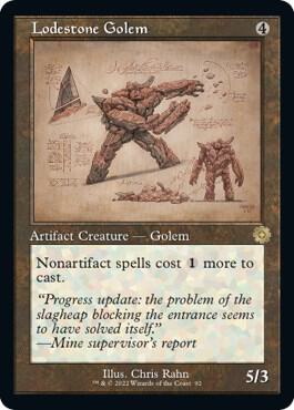 Lodestone Golem (Schematic) [The Brothers' War: Retro Frame Artifacts] 92