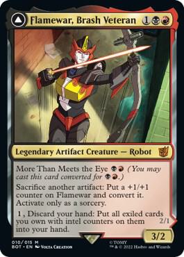 Flamewar, Brash Veteran [Universes Beyond: Transformers] 10