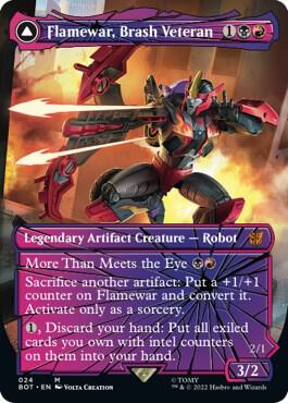Flamewar, Brash Veteran (Shattered Glass) [Universes Beyond: Transformers] 24
