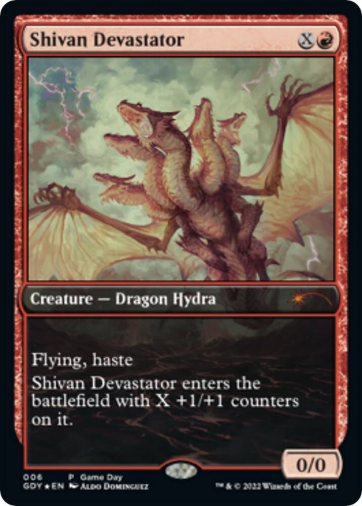 Shivan Devastator [Game Day & Store Championship Promos] 6