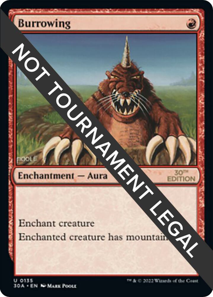 Burrowing [30th Anniversary Edition] 135