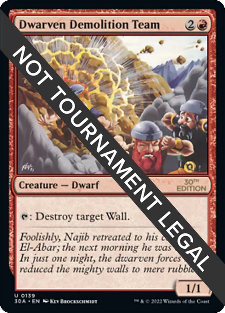 Dwarven Demolition Team [30th Anniversary Edition] 139