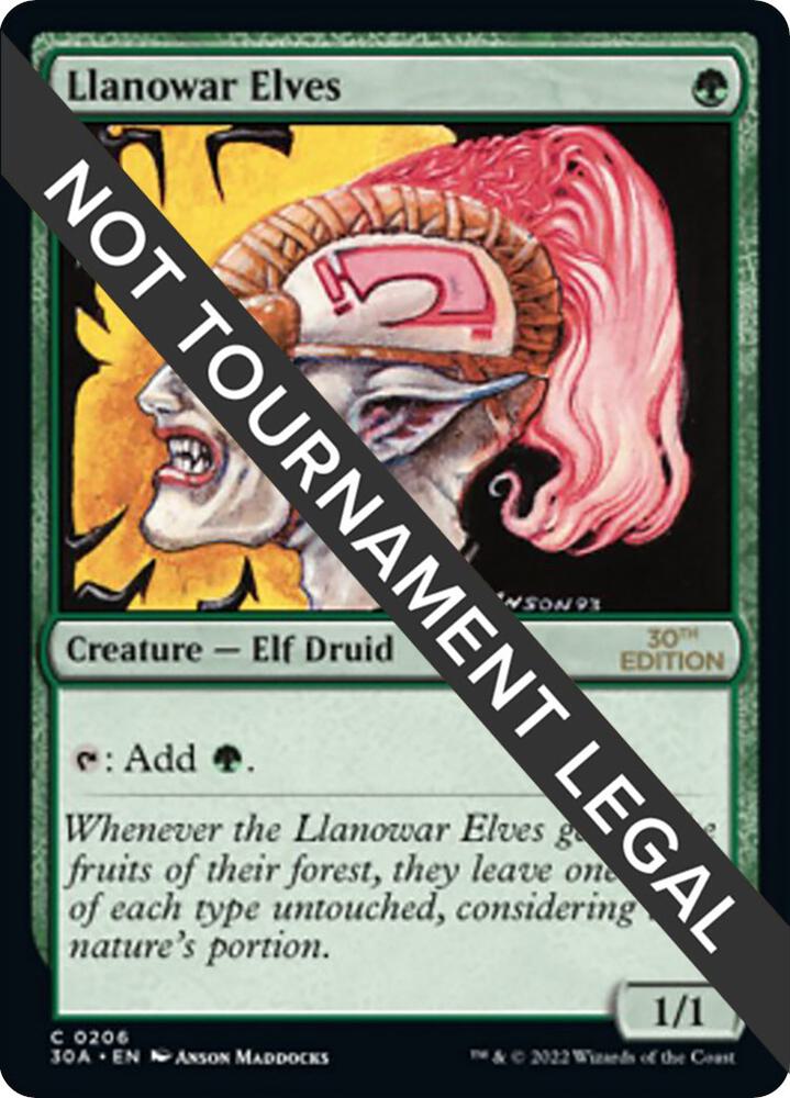 Llanowar Elves [30th Anniversary Edition] 206