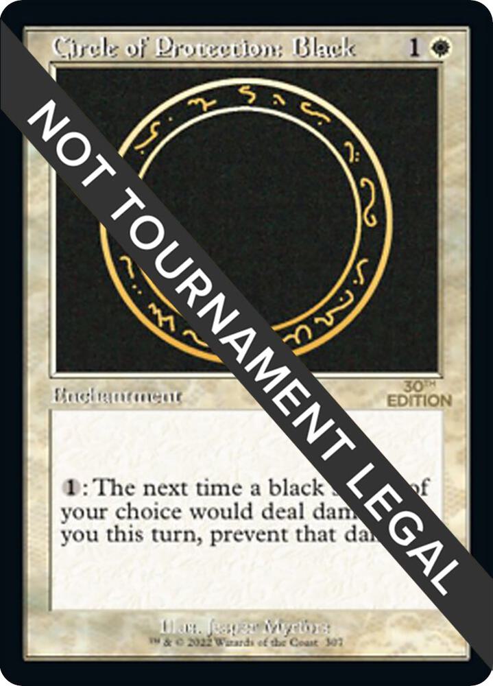 Circle of Protection: Black (Retro Frame) [30th Anniversary Edition] 307