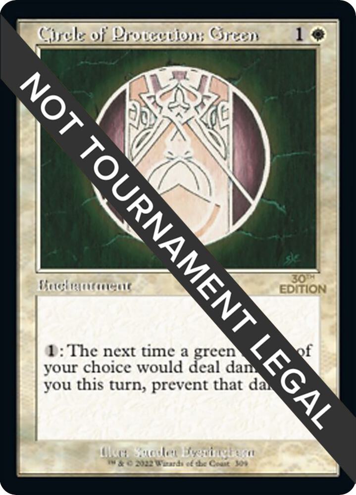 Circle of Protection: Green (Retro Frame) [30th Anniversary Edition] 309