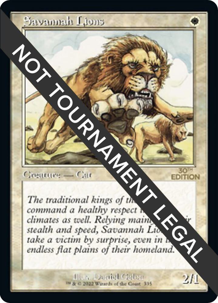 Savannah Lions (Retro Frame) [30th Anniversary Edition] 335