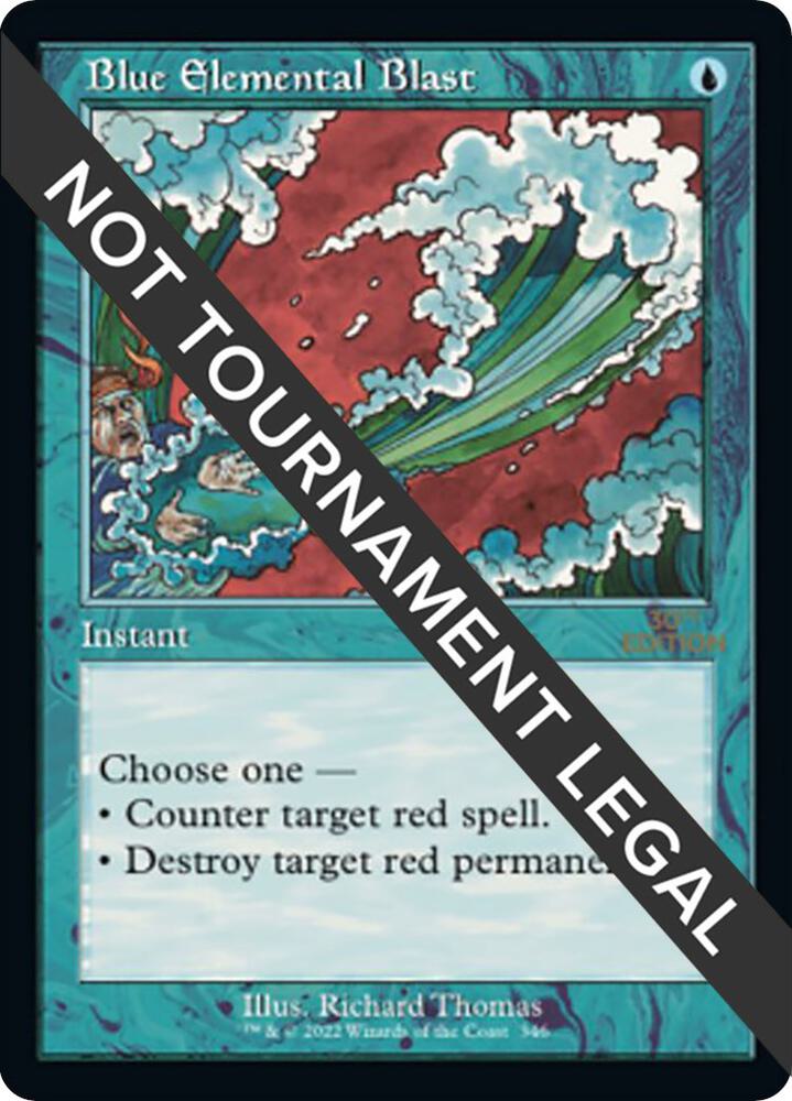 Blue Elemental Blast (Retro Frame) [30th Anniversary Edition] 346