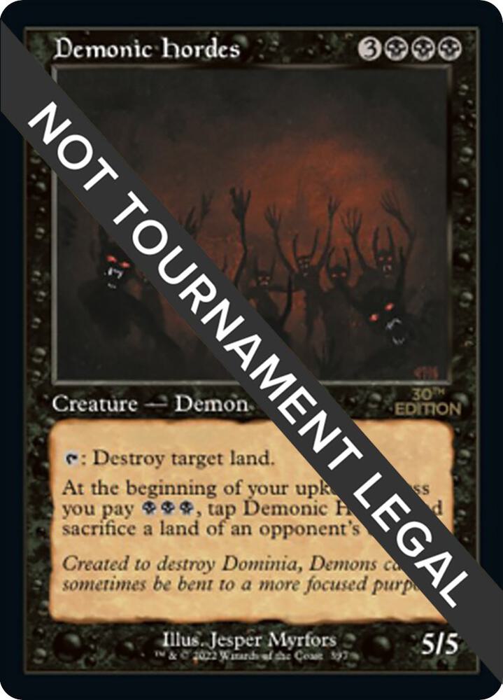 Demonic Hordes (Retro Frame) [30th Anniversary Edition] 397