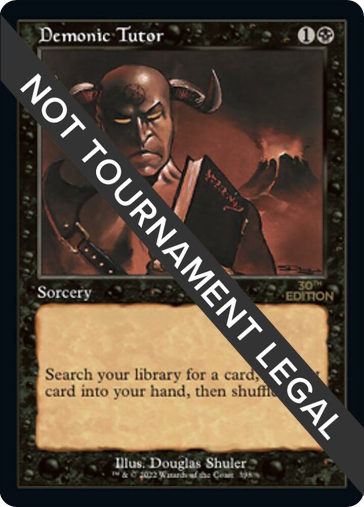 Demonic Tutor (Retro Frame) [30th Anniversary Edition] 398