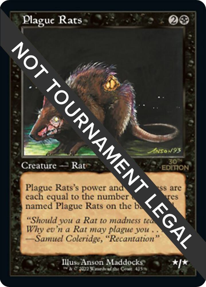 Plague Rats (Retro Frame) [30th Anniversary Edition] 415